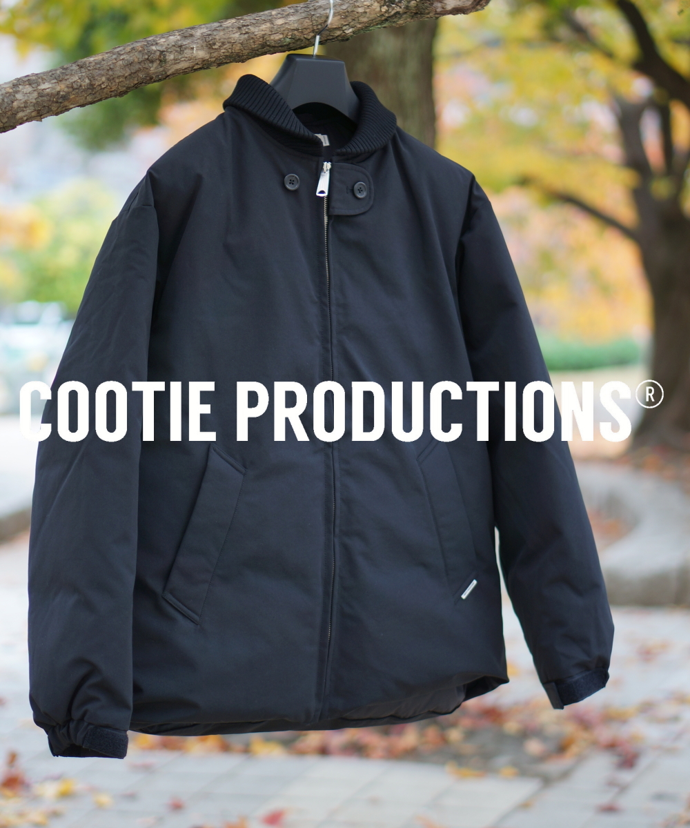 COOTIE/クーティー】COOTIE から今シーズンのダウンジャケットが11/24